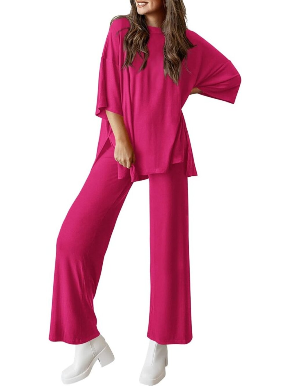 Stylish Women's Two-Piece Lounge Set | Comfortable Matching Outfit for Home